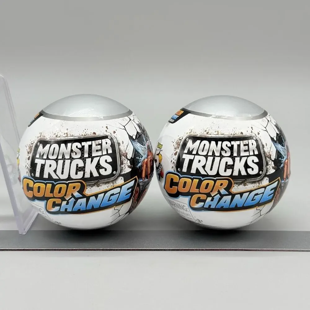 ZURU 5 Surprise Monster Trucks Color Change Mystery Pack Ball Lot of 2